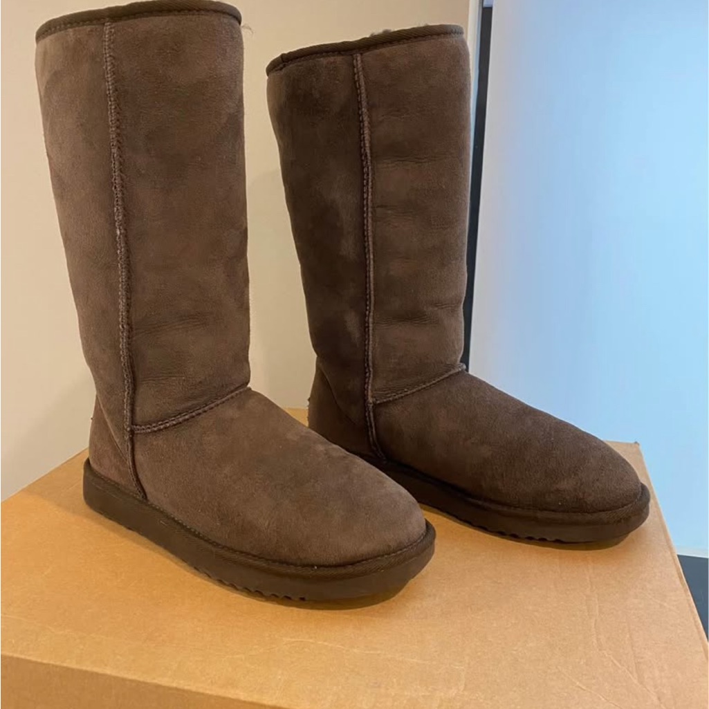 Ugg Classic Tall Boots In Dark Brown